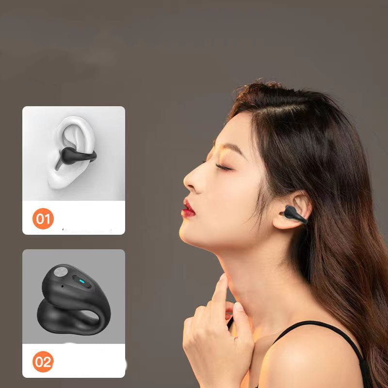 TWS Earbuds Clip-On: These are truly wireless earbuds that clip onto your ears for a secure and comfortable fit.