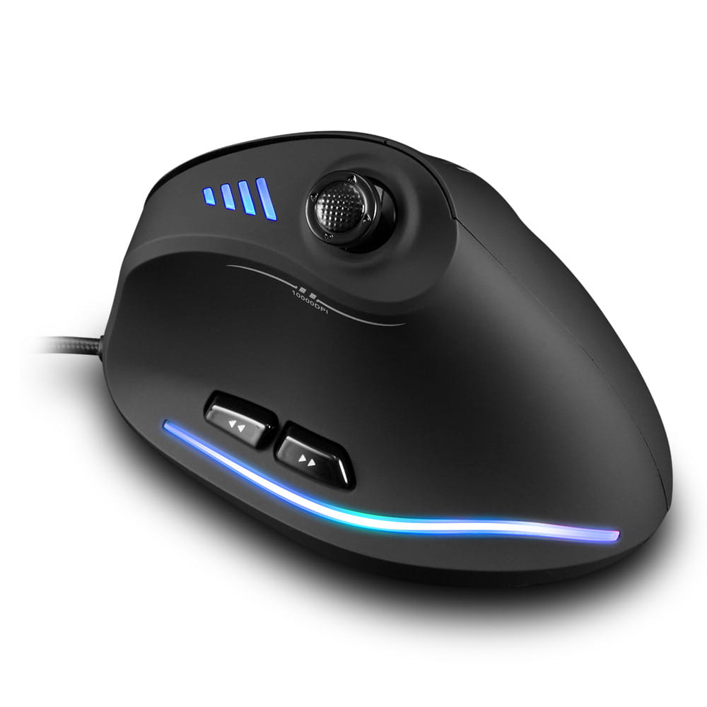 Programmable Wired Vertical Optical Mouse