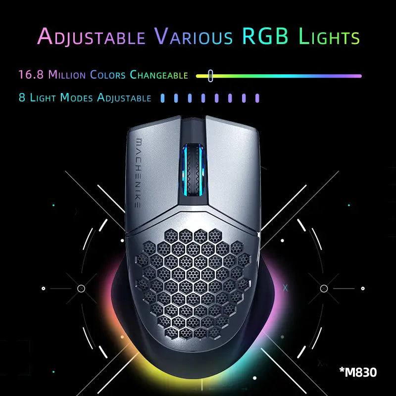 Machenike M8 RGB Rechargeable Mouse