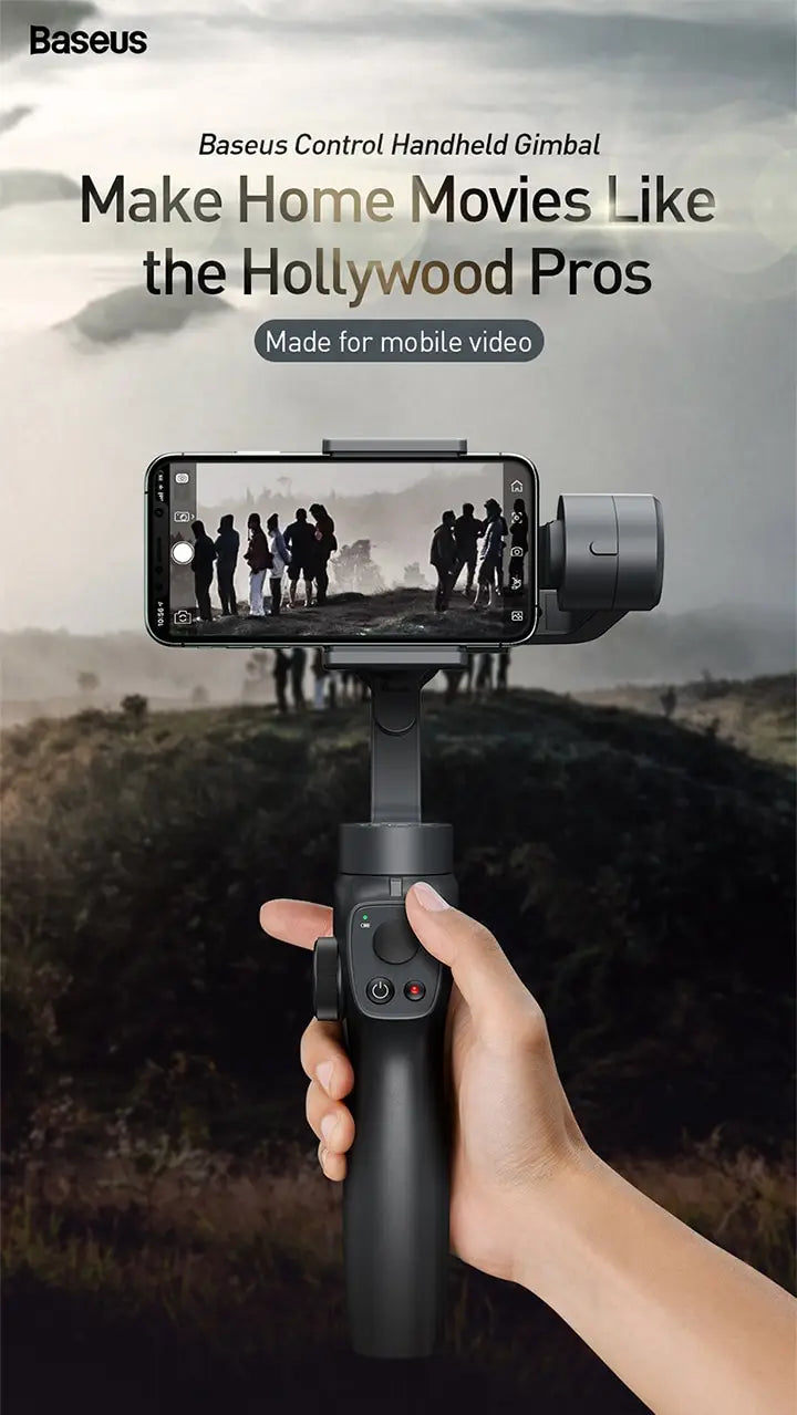 Steady shot Mobile Gimbal: Capture Cinematic Videos