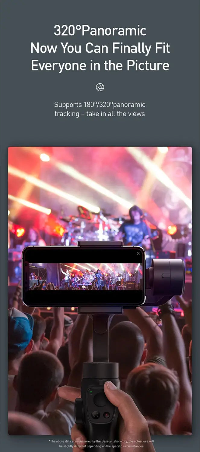 Steady shot Mobile Gimbal: Capture Cinematic Videos