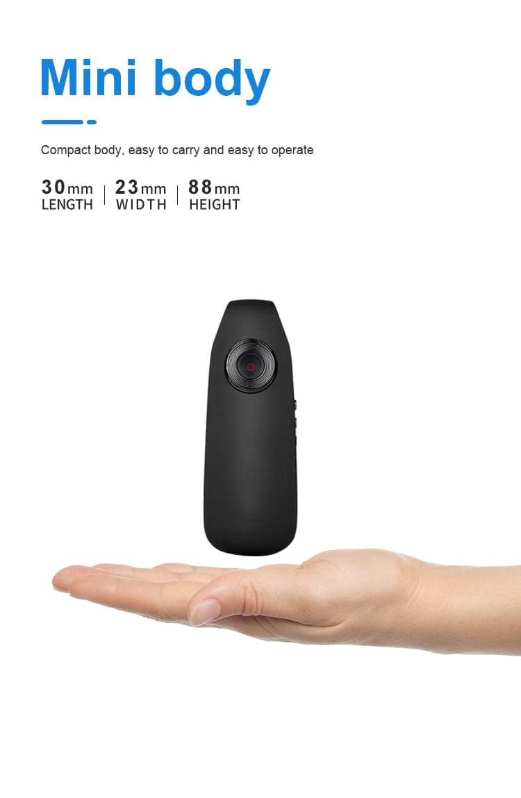 IDV Mini Body Camera: Compact and Discreet for All Your Recording Needs