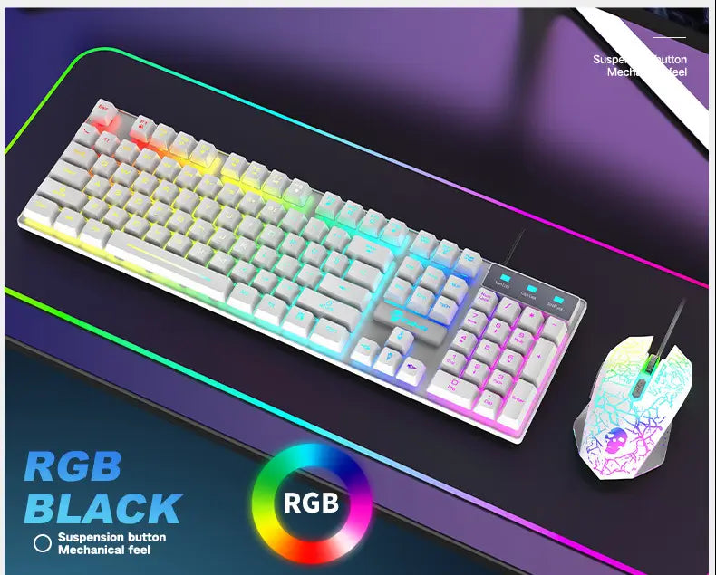 T6 RGB Keyboard and Mouse Combo