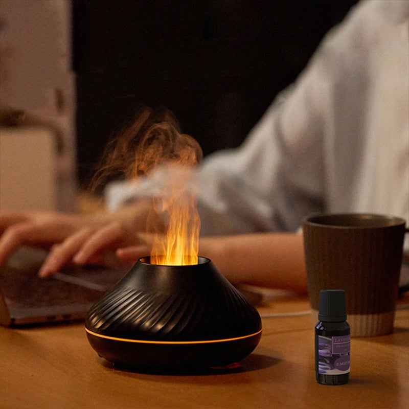 Volcanic Flame Effect Essential Oil Diffuser