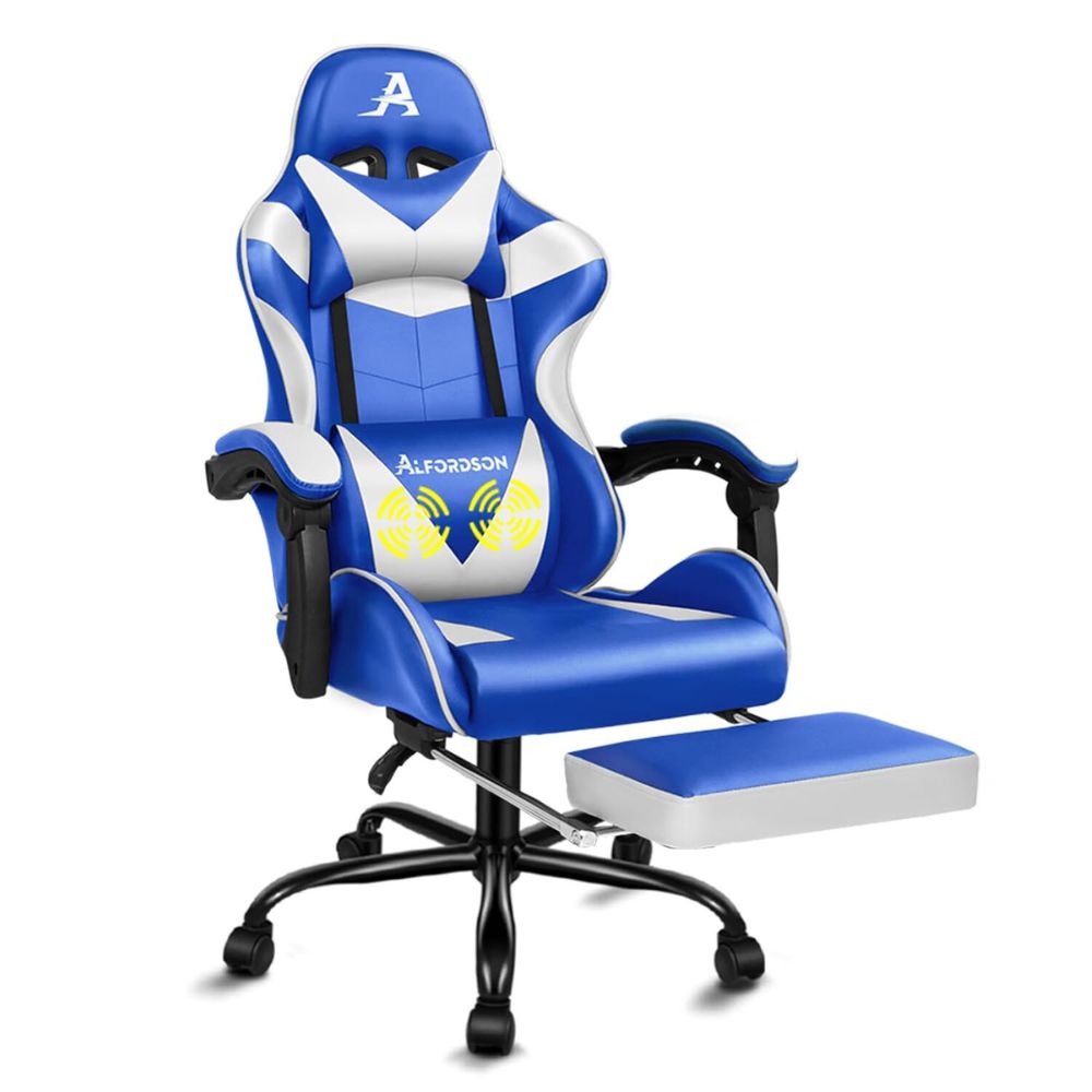 Premium Gaming Chair with Footrest Executive Racing Style_4