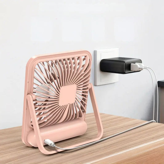 Rechargeable Desk Fan with Power Readout