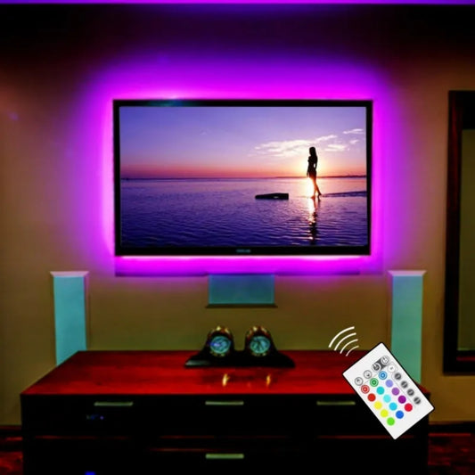 Waterproof IP65 RGB LED Strip with IR Remote