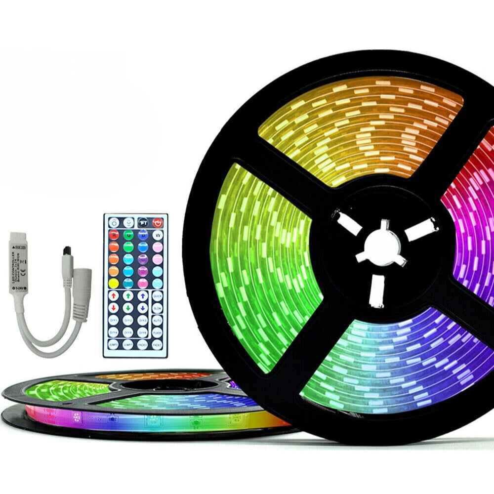 Waterproof IP65 RGB LED Strip with IR Remote