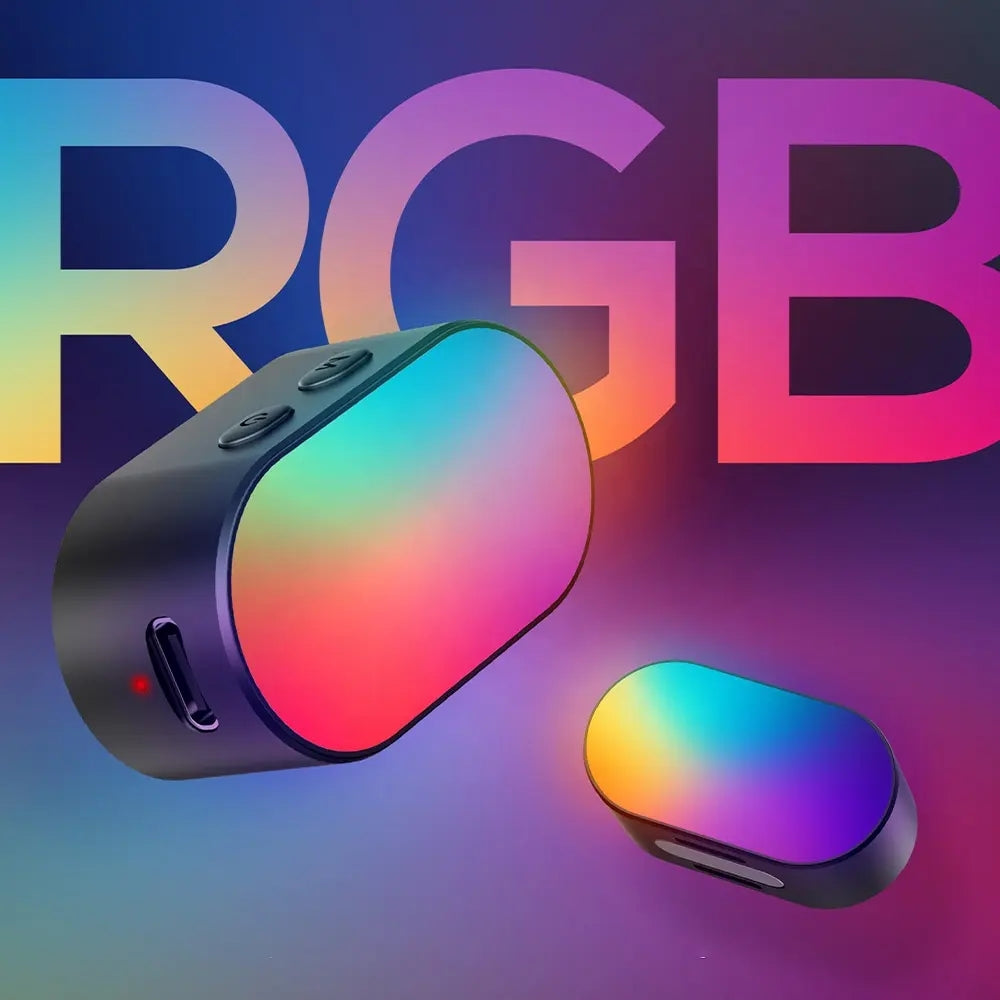 Magnetic RGB Fill Light for Gimbal Video