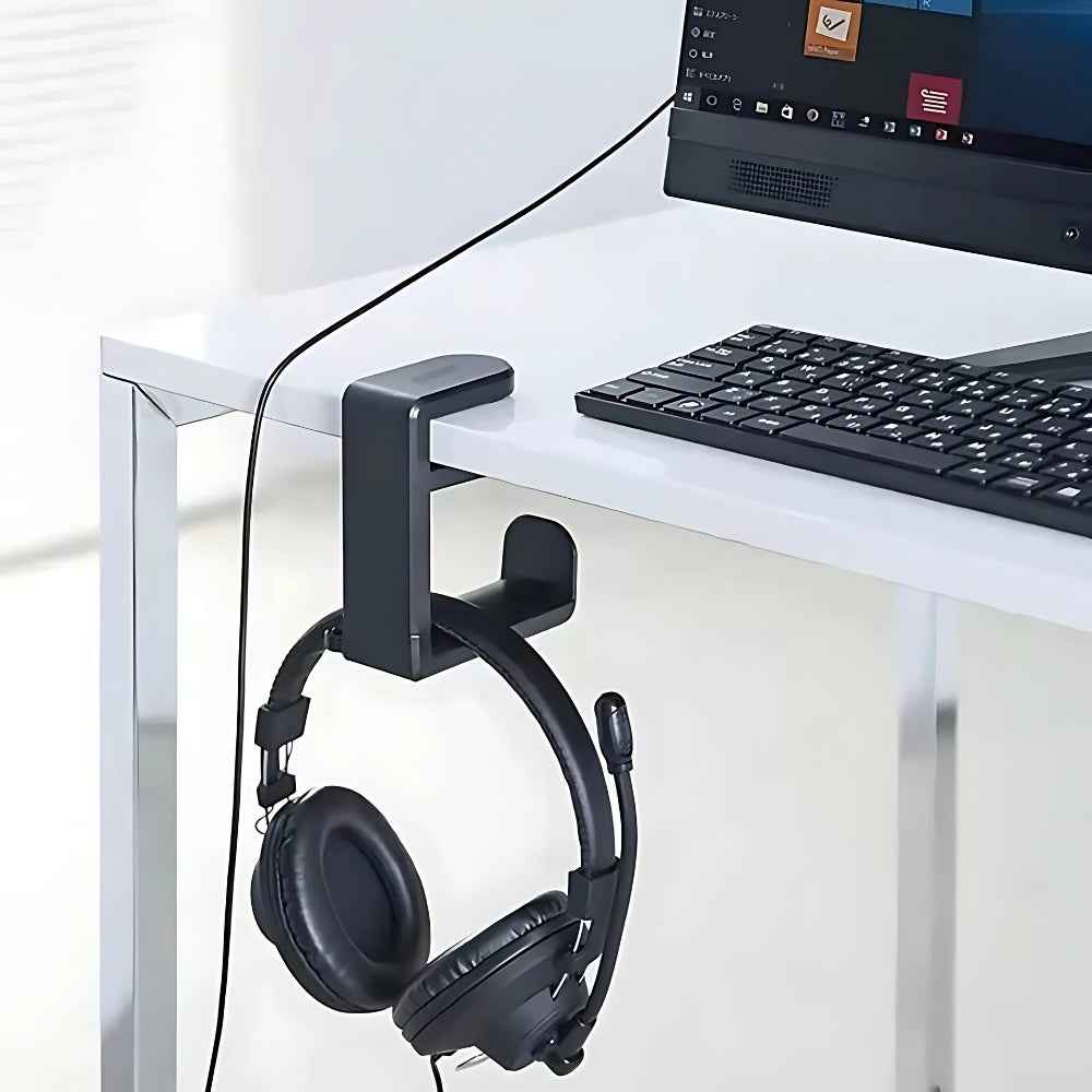 360° Rotating Headphone Holder Desk Stand