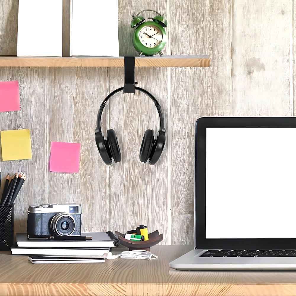 360° Rotating Headphone Holder Desk Stand