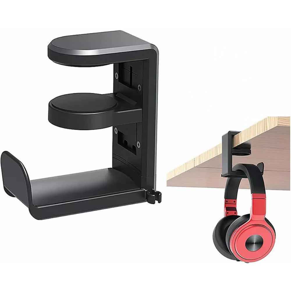 360° Rotating Headphone Holder Desk Stand