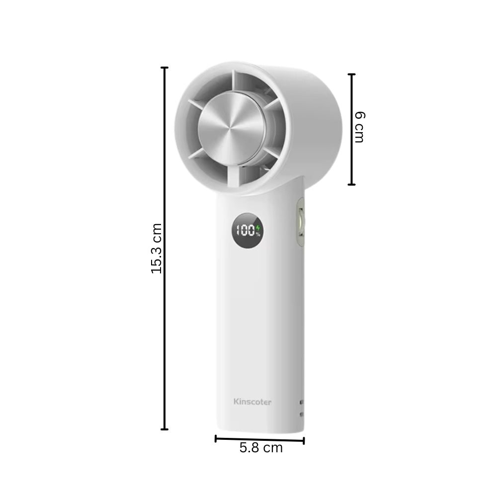 Variable 100-Setting Handheld Turbo Fan