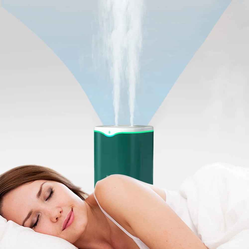 USB Humidifier with Dual Spray & Oil Diffuser