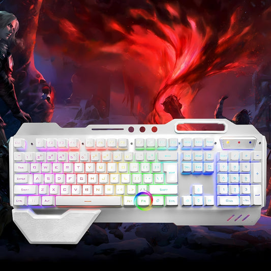 RGB Backlit Wireless Gaming Keyboard Mouse Set