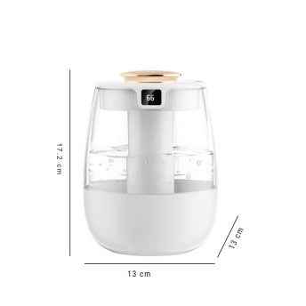 Dual Mist Usb Aroma Humidifier with LED Light