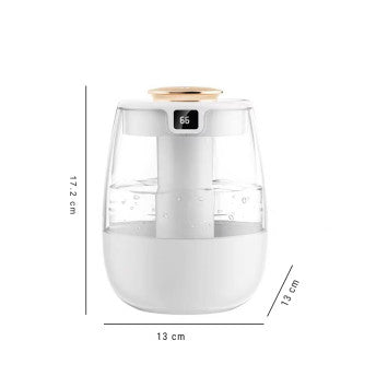 Dual Mist USB Aroma Humidifier with LED Light