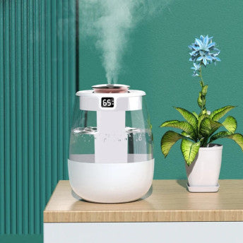 Dual Mist USB Aroma Humidifier with LED Light