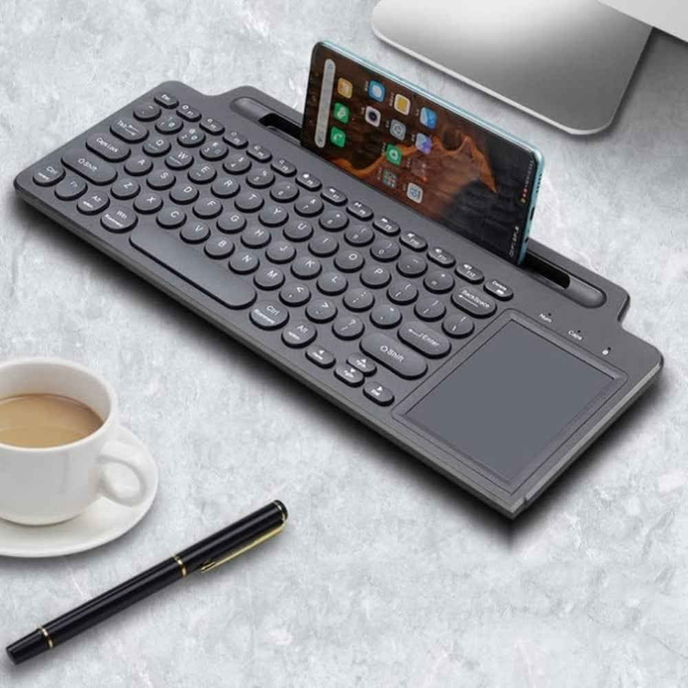 Wireless Bluetooth Keyboard Mouse Touchpad Card Slot