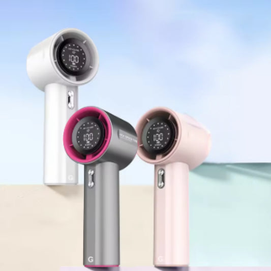Portable Handheld Digital Display Fan