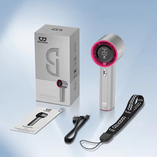 Portable Handheld Digital Display Fan