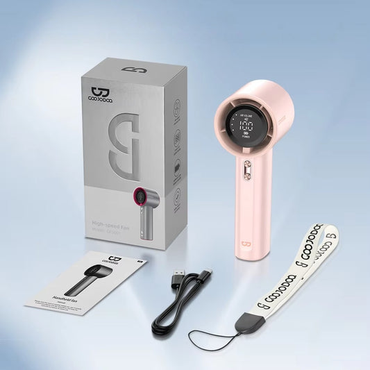 Portable Handheld Digital Display Fan