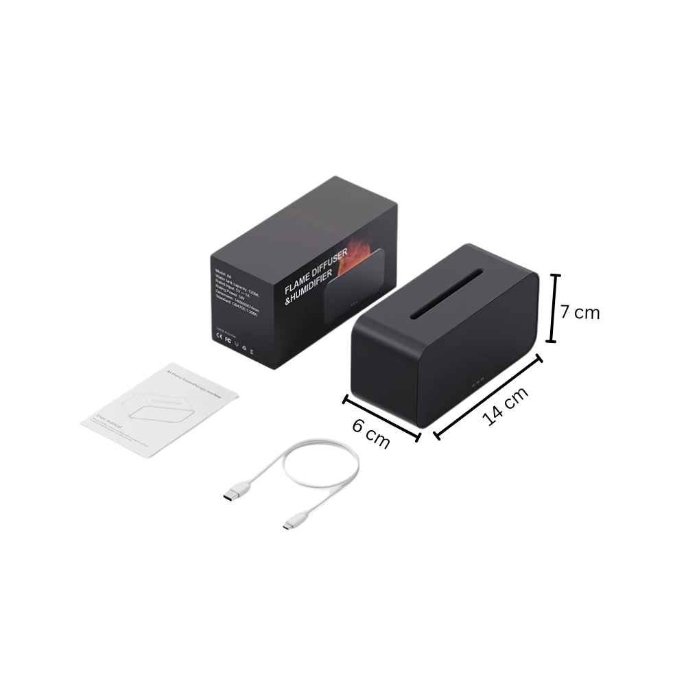 Flame Effect Mini Aroma Diffuser