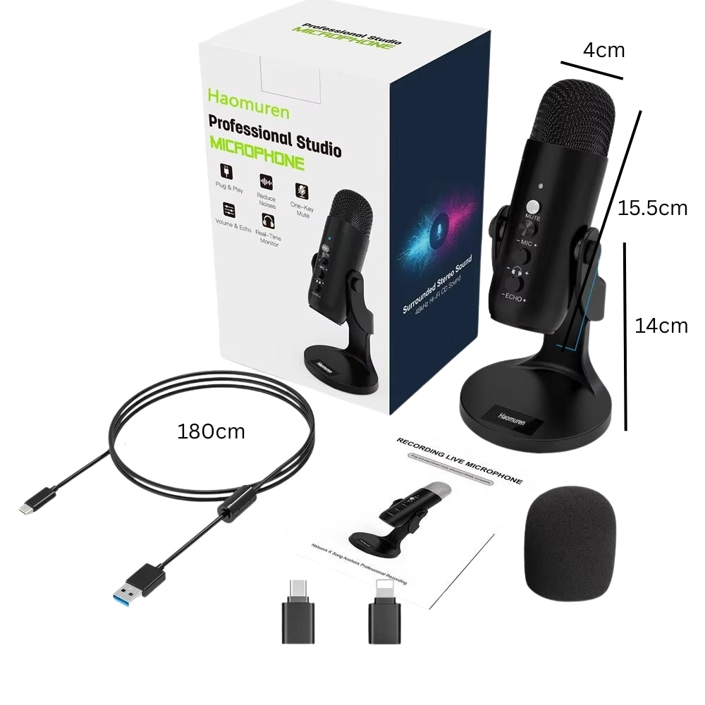 USB Gaming & Streaming Microphone