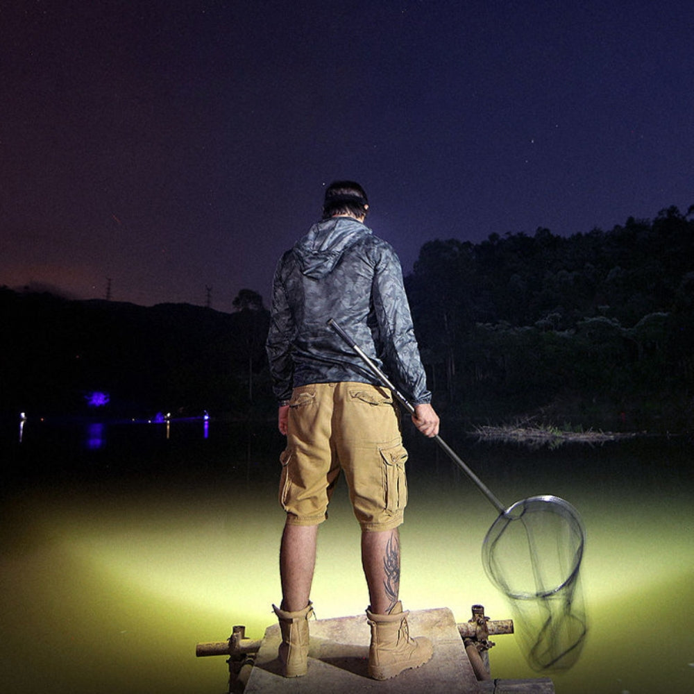 Rechargeable Head Mounted Flashlight