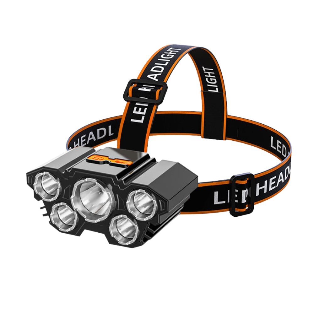 Rechargeable Head Mounted Flashlight