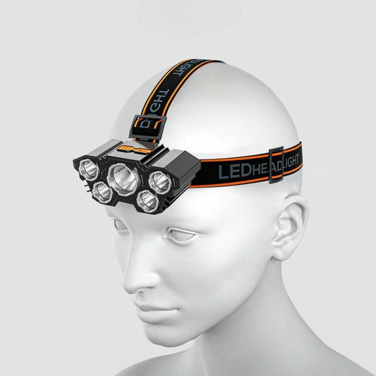 Rechargeable Head Mounted Flashlight
