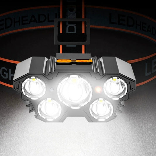Rechargeable Head Mounted Flashlight