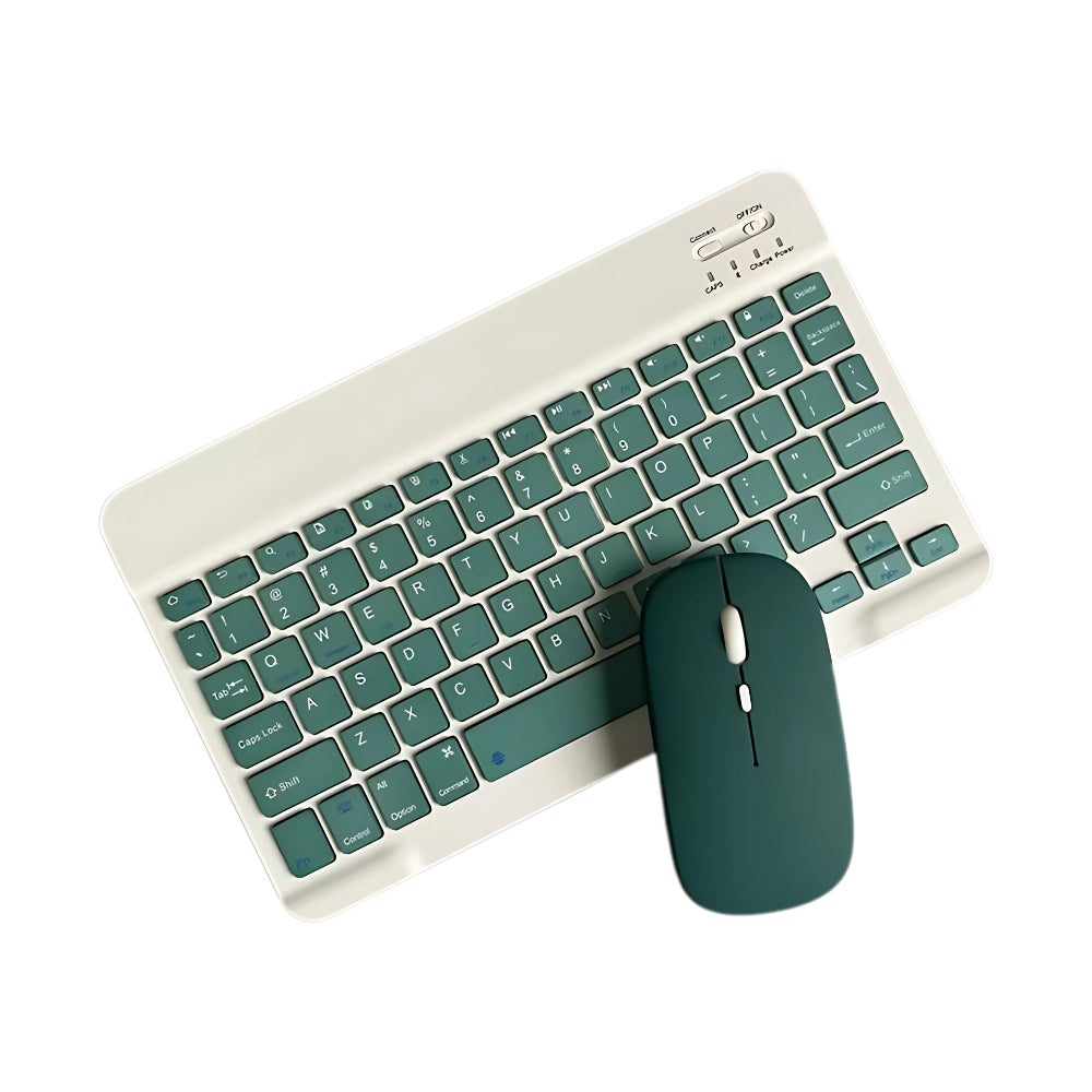 10-Inch Universal Bluetooth Keyboard & Mouse Set