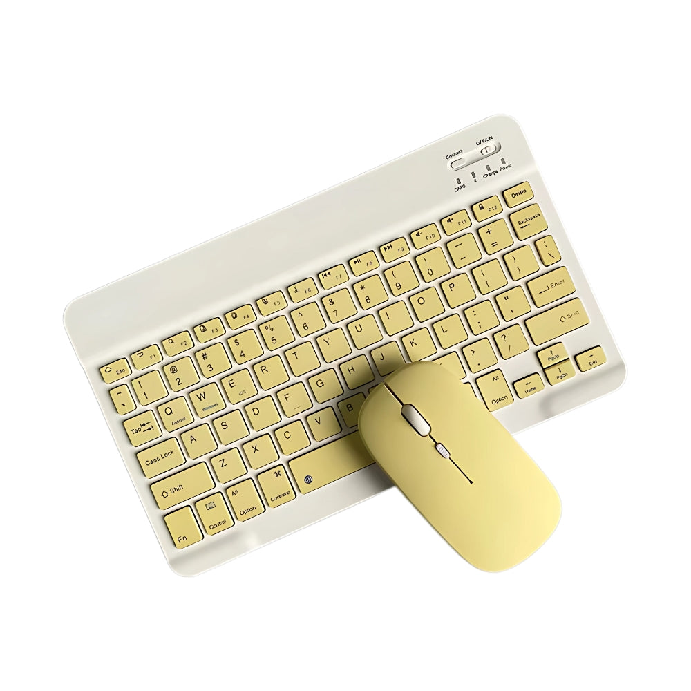 10-Inch Universal Bluetooth Keyboard & Mouse Set