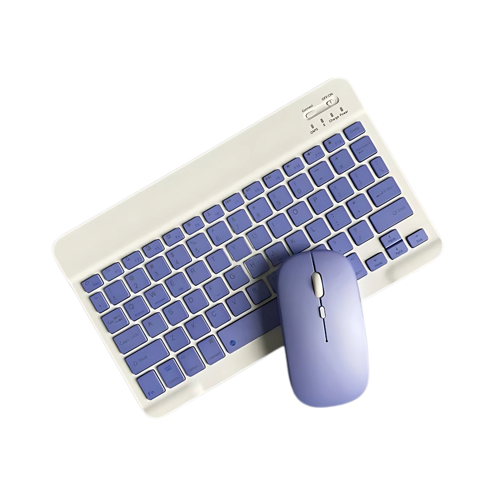10-Inch Universal Bluetooth Keyboard & Mouse Set
