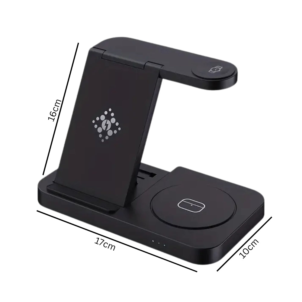 Foldable Fast Wireless Charging Station & Dock Stand