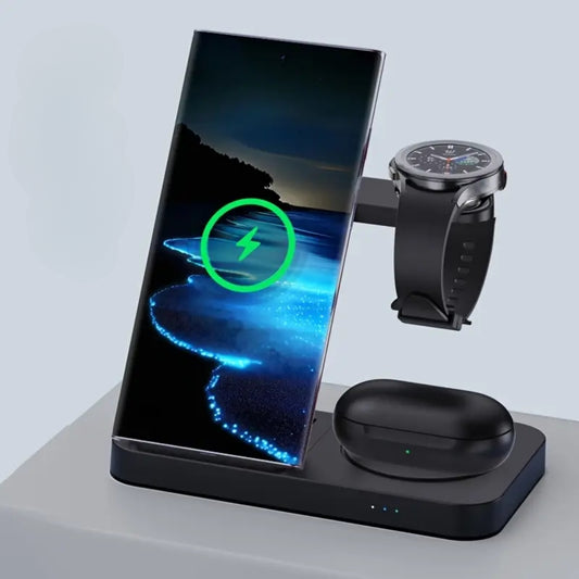 Foldable Fast Wireless Charging Station & Dock Stand