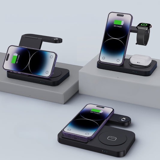 Foldable Fast Wireless Charging Station & Dock Stand