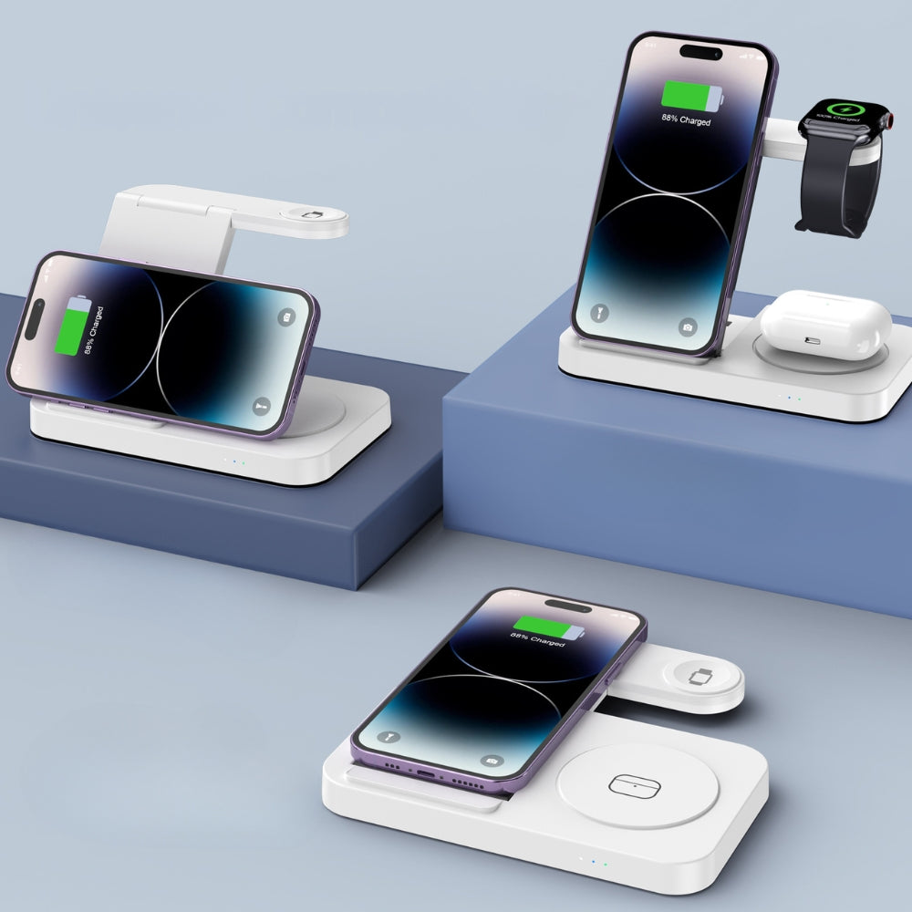 Foldable Fast Wireless Charging Station & Dock Stand