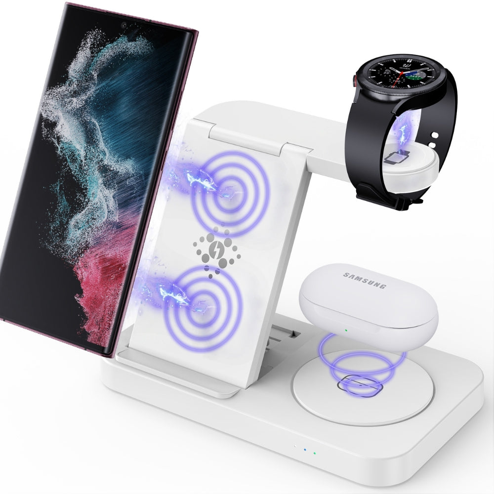 Foldable Fast Wireless Charging Station & Dock Stand