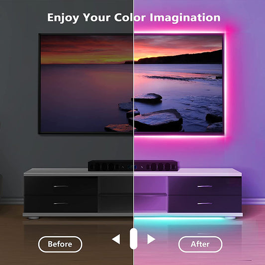Wireless RGB LED Strip Light for TV & Desktop