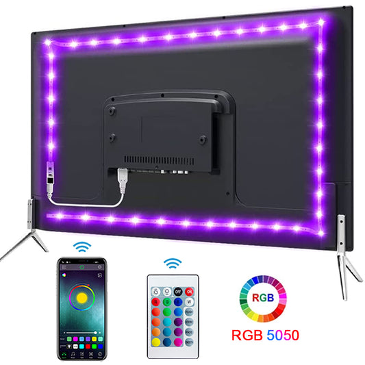 Wireless RGB LED Strip Light for TV & Desktop