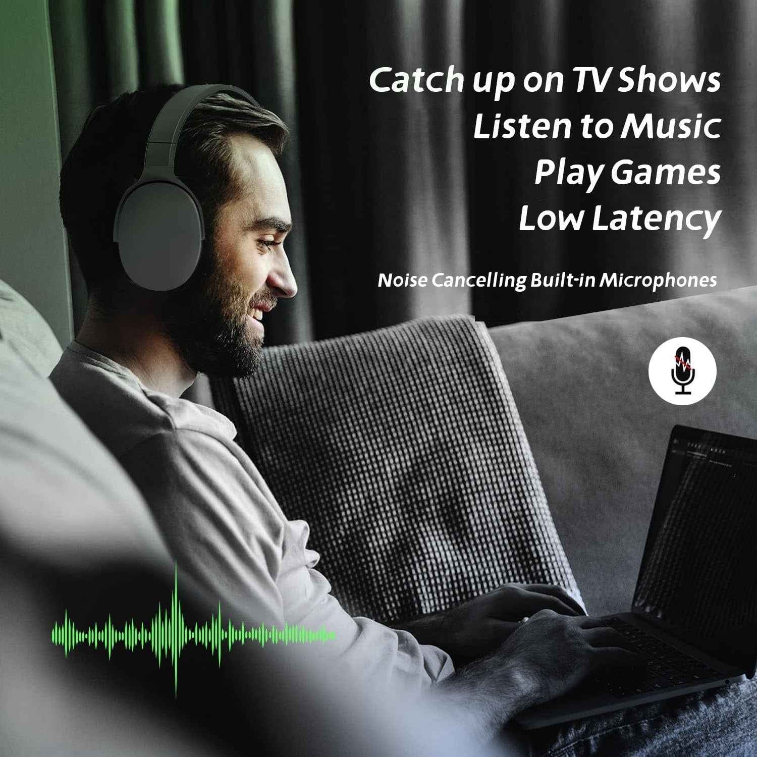 9D Surround Sound Wireless Sports Headset