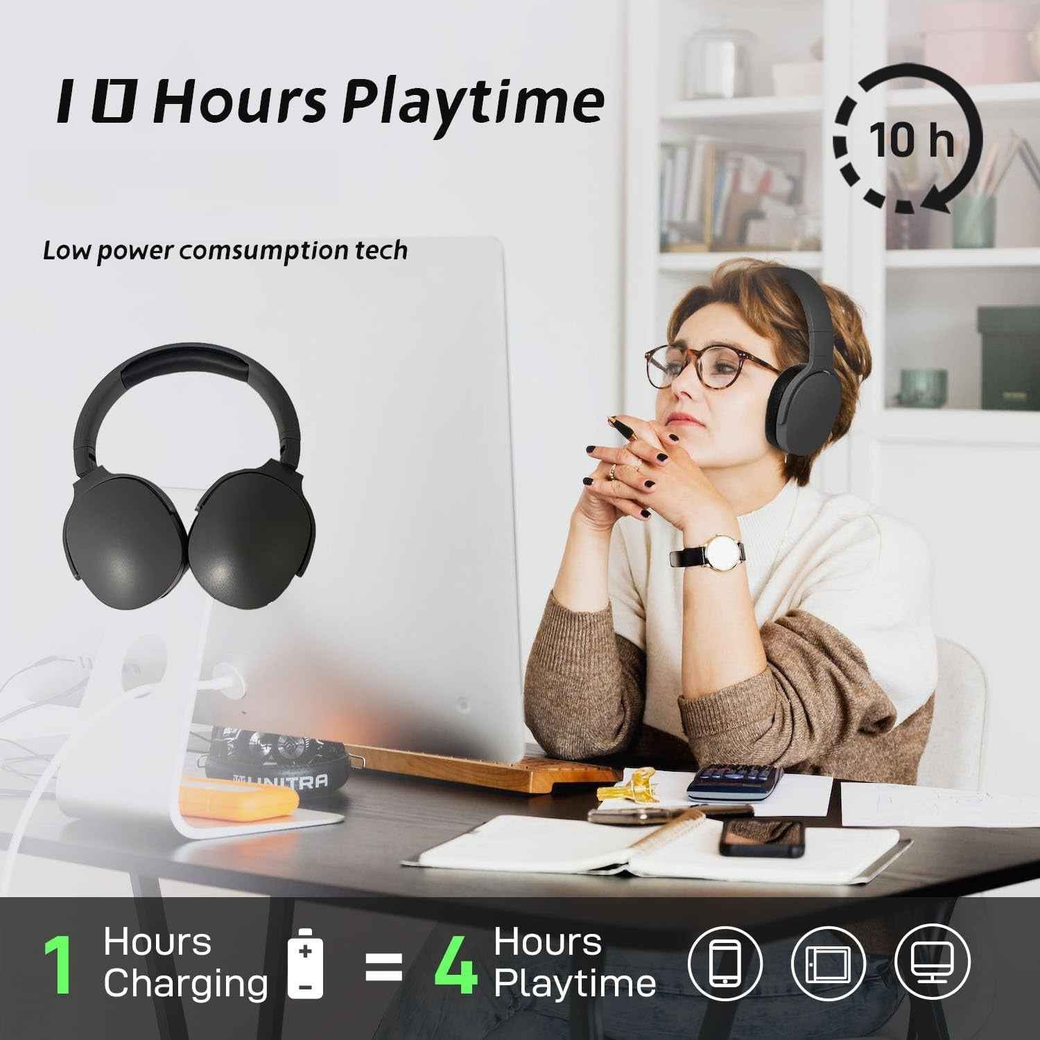 9D Surround Sound Wireless Sports Headset