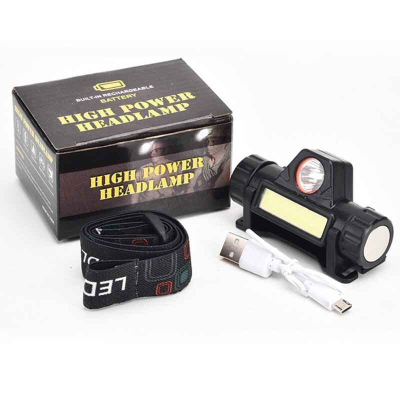 MagnaBeam: Rechargeable COB LED Magnetic Headlight