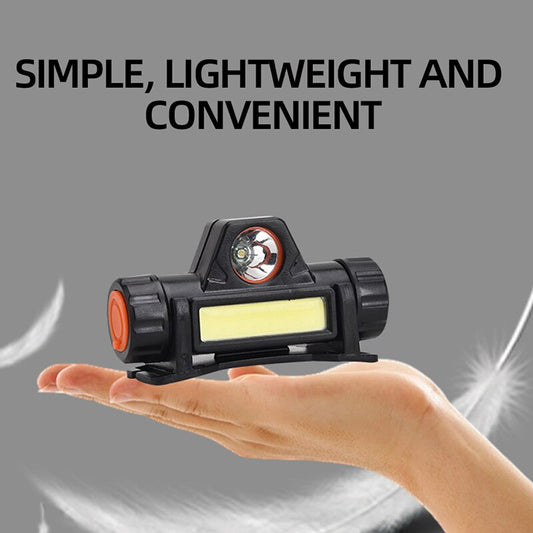 MagnaBeam: Rechargeable COB LED Magnetic Headlight