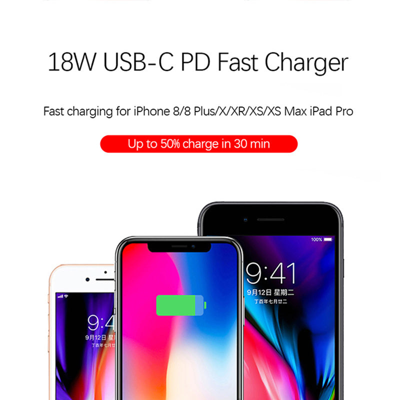 High-Speed PD18W USB-C to Lightning Cable