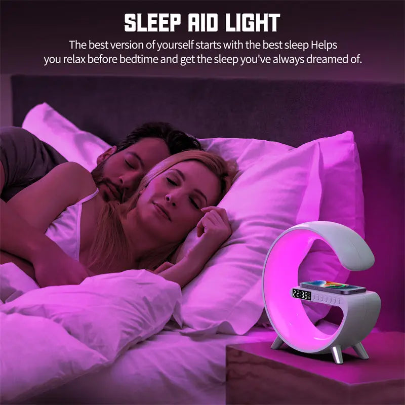 All-in-One G-Shaped Lamp: Charge Relax Light Up Your Space!