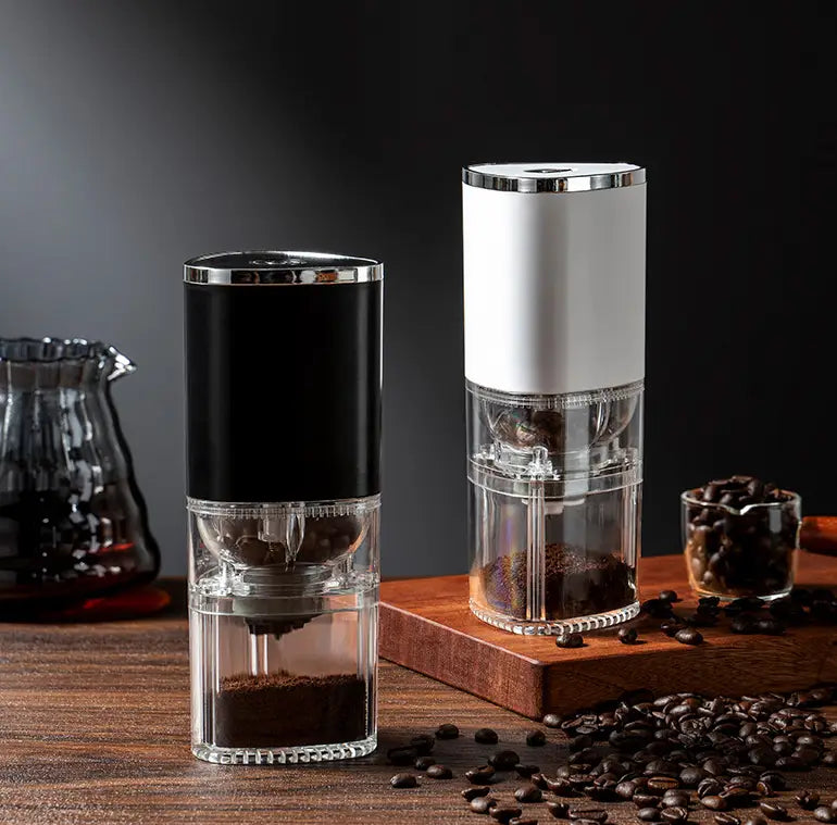 Portable Electric Coffee Grinder with Burr Grinder