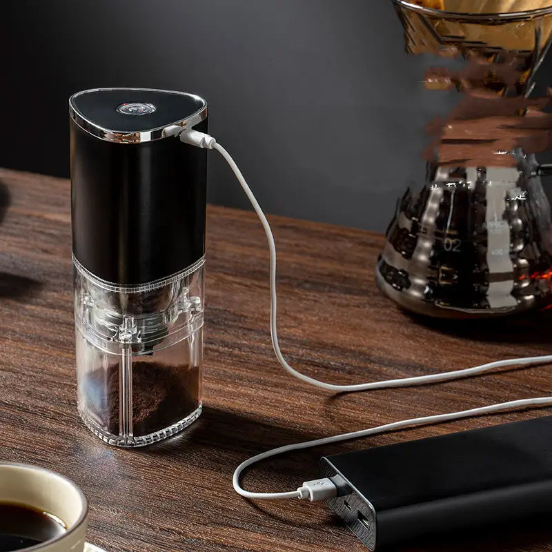 Portable Electric Coffee Grinder with Burr Grinder